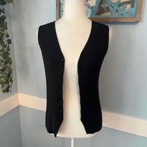 Alex Garfield Black Silk Vest